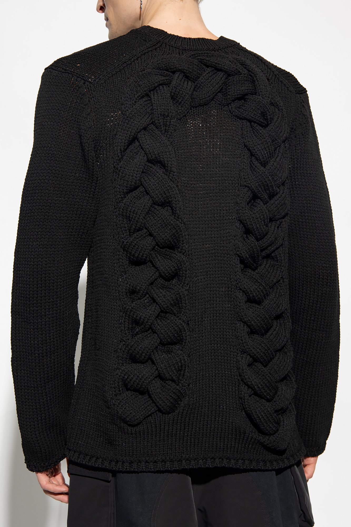 Comme des Garçons Homme Plus Sweater with decorative knit | Men's